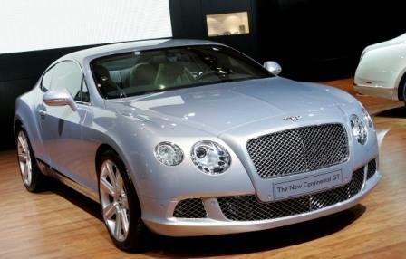 A newly redesigned Bentley Continental GT