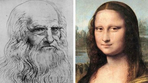 Leonardo da Vinci and Mona Lisa (AP)