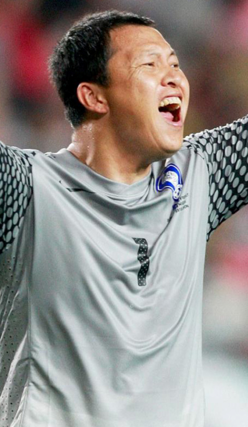 Chunnam’s new  goalkeeper Lee Woon-jae  (Yonhap News) 