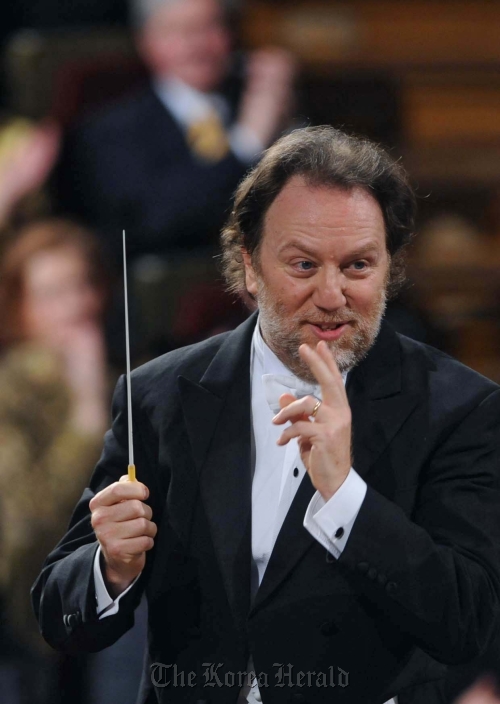 Riccardo Chailly, music director of the Leipzig Gewandhaus Orchestra