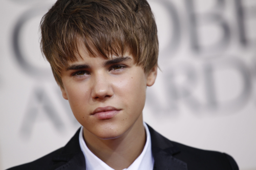 Justin Bieber arrives at the 68th Annual Golden Globe Awards on Sunday, January 16, 2011, at the Beverly Hilton Hotel in Beverly Hills, California. (MCT)