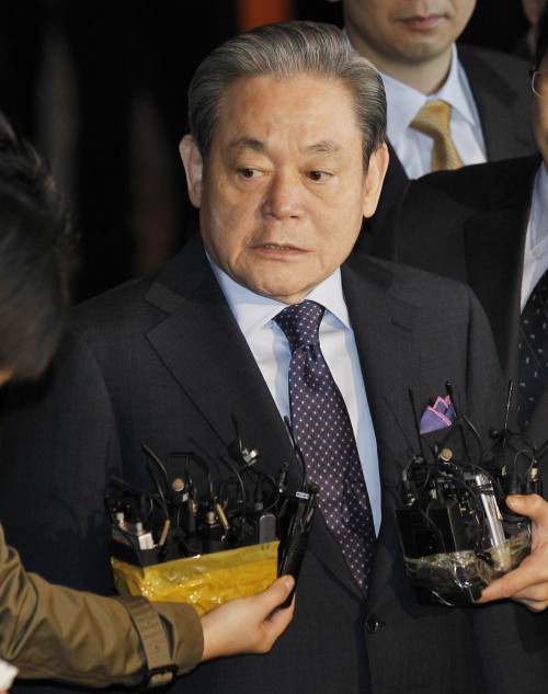 Lee Kun-hee , chairman of Samsung Electronics Co. (Yonhap News)