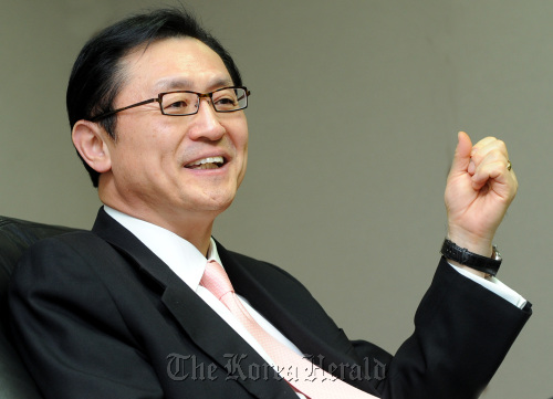 Korea Investment & Securities CEO Ryu Sang-ho (Park Hyun-koo/ The Korea Herald)