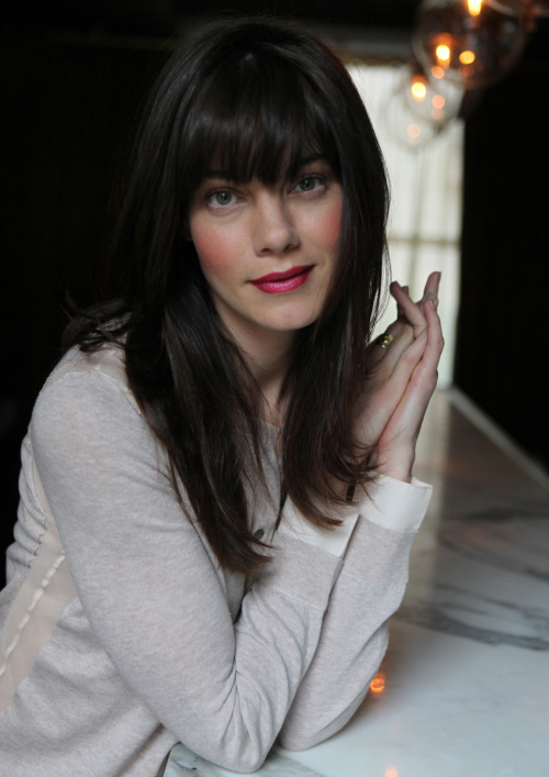 Actress Michelle Monaghan, star of “Source Code,” poses for portrait in the bar of the Elysian Hotel in Chicago, March 15. (Antonio Perez/Chicago Tribune/MCT)