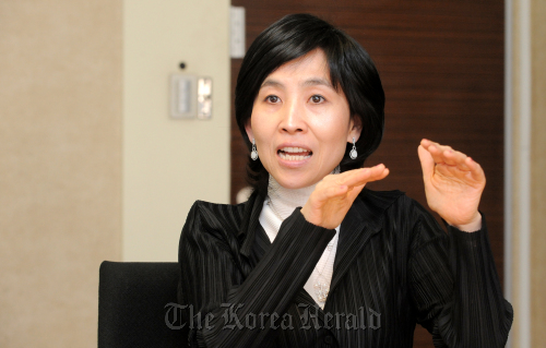 Medipost founder and CEO Yang Yoon-sun. (Ahn Hoon/The Korea Herald)