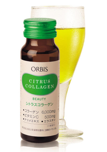 ORBIS Citrus Collagen delivers 6,000 mg of collagen — sourced from pigs — per bottle. (ORBIS)