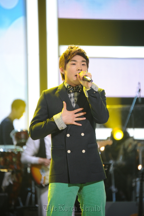 Baek Cheong-gang, winner of MBC’s star search program “Great Talent.” (MBC)