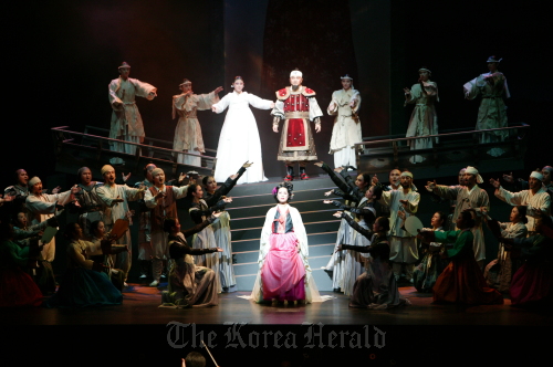 A scene from opera “Nongae” (Korea National Opera)