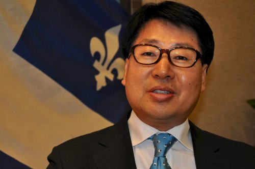 Quebec government representative Yoo Chung-yoll (Yoav Cerralbo/The Korea Herald)