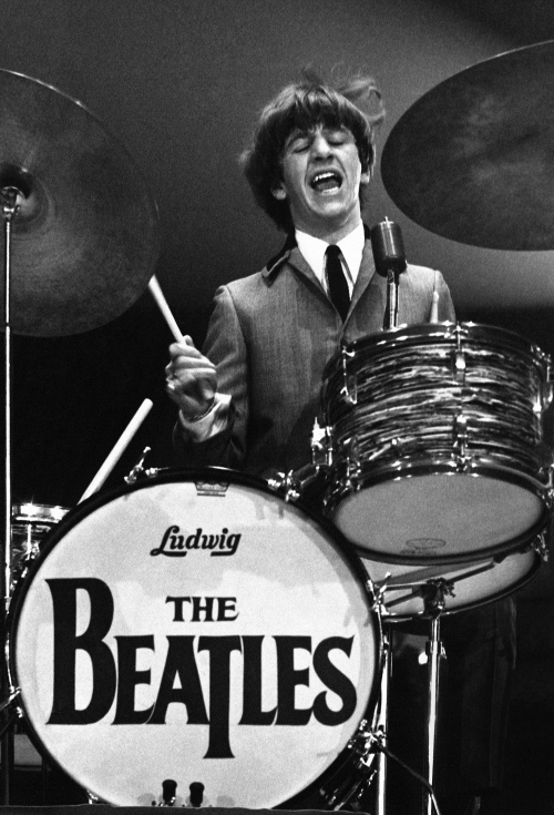This file photo from February 11, 1964, shows Ringo Starr during The Beatles’ first U.S. concert at the Washington Coliseum in Washington, D.C. (AP-Yonhap News)