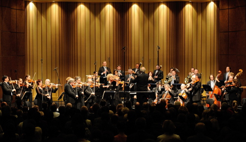 The Israel Chamber Orchestra performs in Bayreuth, Germany, Tuesday. (AP-Yonhap News)