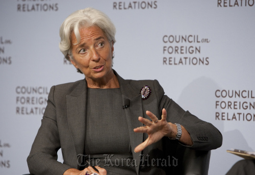 Christine Lagarde, managing director of the IMF (Bloomberg)