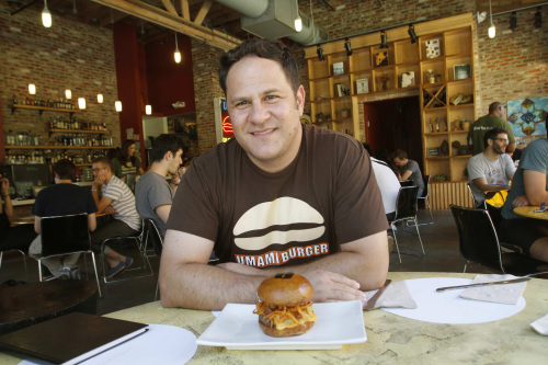 Owner Adam Fleischman’s Umami Burger. The California burger chain with a modern spin and cross-cultural vibe, has struck a chord with locals and now has the potential to join McDonald’s, Fatburger, In-N-Out and Tommy’s Hamburgers as one of California’s best-known exports. (Los Angeles Times/MCT)