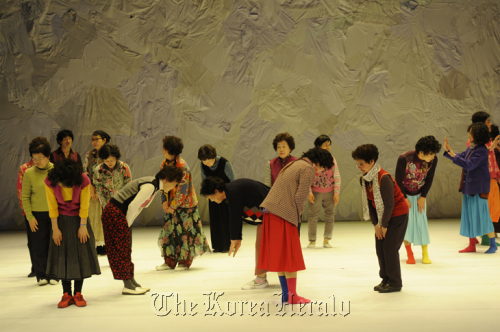 A scene from “Dancing Grandmothers,” one of 13 Korean pieces chosen for PAMS Choice this year. (PAMS)