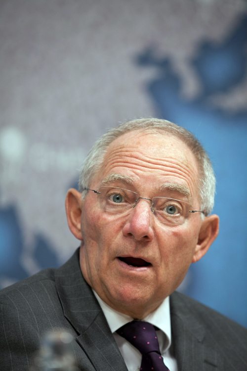 Wolfgang Schaeuble, Germany’s finance minister (Bloomberg)