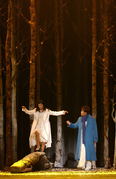 A scene from Musical “Winter Sonata.”(Yoon’s Color)