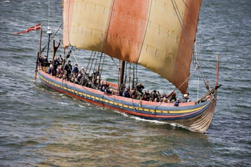 File illustration photo shows a replica Viking ship in Northern Jutland in August 2008. (AFP)