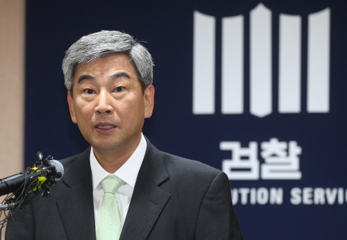 Prosecutor Choi (Yonhap News)