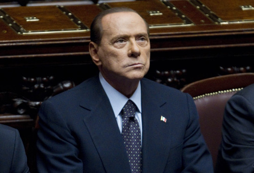 Italian Premier Silvio Berlusconi attends a voting session at the Lower Chamber, Tuesday, Nov. 8, 2011.(AP)