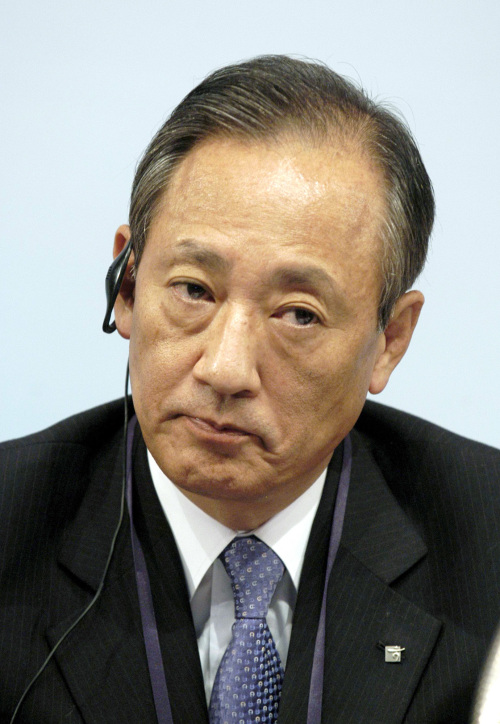 Kim Seung-yu, chairman of Hana Financial Group (Bloomberg)