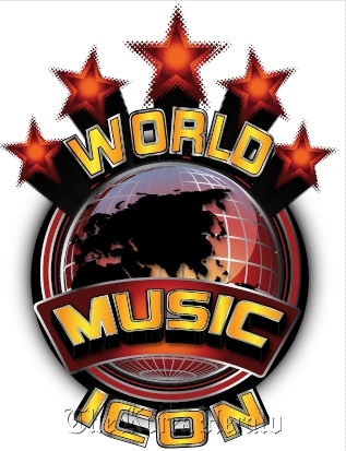 Logo for “The World Music Icon,” a joint audition project organized by Korea’s Enex Telecom and joined by the Wright Ent Group, Convict Muzik, Universal Capitl and Sony Music. (Enex Telecom)