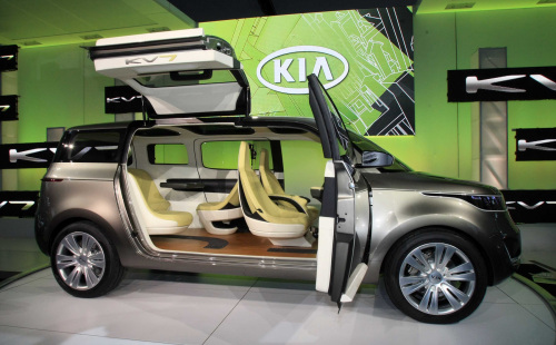 Hyundai’s concept car KV7. (Yonhap News)