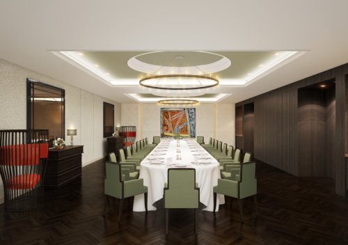 The newly renovated Chinese restaurant “Chee Hong” of the Ritz Carlton Seoul