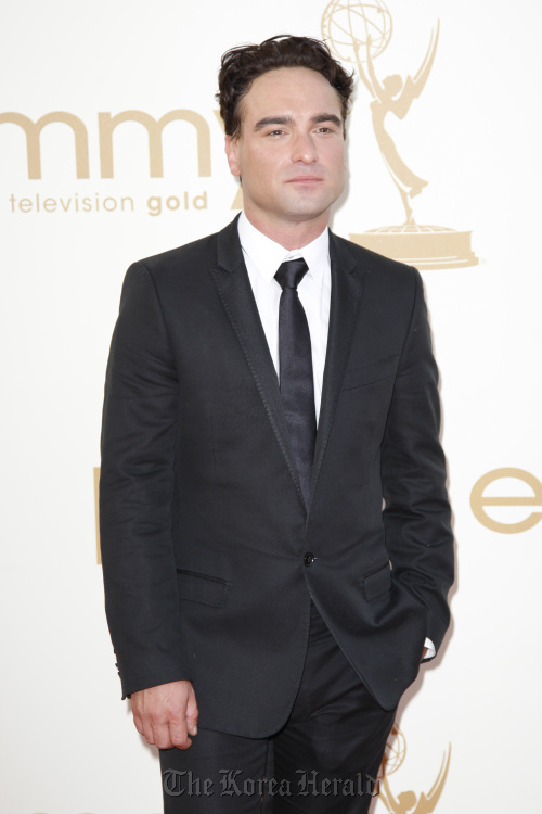 Johnny Galecki at the 63rd Annual Primetime Emmy Awards on Sept