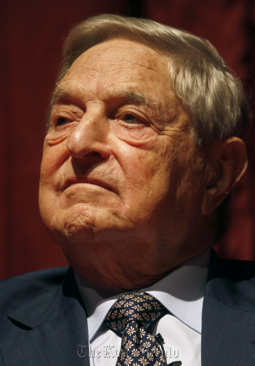 George Soros, founder of Soros Fund Management LLC. (Bloomberg)