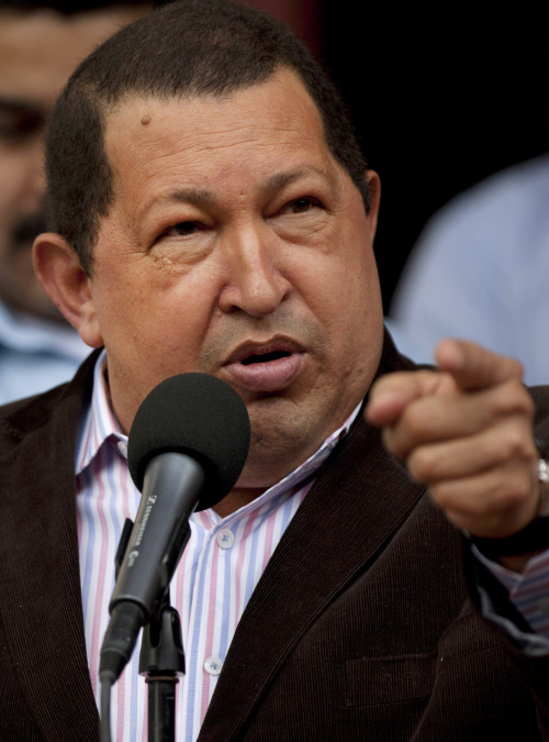 Venezuela’s President Hugo Chavez. (AP-Yonhap News)