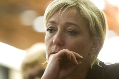 French far-right leader and National Front Party candidate Marine Le Pen. (AP-Yonhap News)