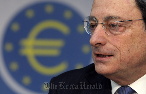 European Central Bank President Mario Draghi. (Bloomberg)