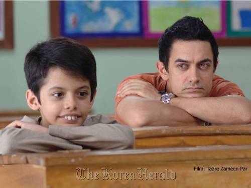 A scene from Aamir Kahn’s 2007 drama “Taare Zameen Par” (Stars on Earth), which is being screened during the upcoming Indian Film Festival in Seoul. (CJ CGV)