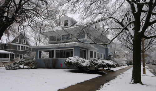 The boyhood home of Ernest Hemingway in Oak Park, Illinois, is on the market for $525,000. (Chicago Tribune/MCT)