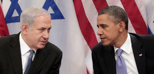 President Barack Obama meets with Israeli Prime Minister Benjamin Netanyahu at the United Nations in September. (AP-Yonhap News)