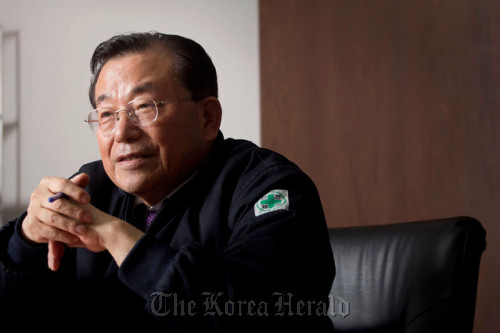 Yoo Dong-ok, chairman of Daewha Fuel Pump Industries and a spokesman for South Korean companies operating in the Gaeseong industrial zone in North Korea (Bloomberg)