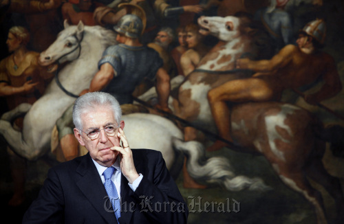 Italy’s Prime Minister Mario Monti. (Bloomberg)