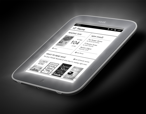 The Barnes & Noble Inc. Nook Simple Touch reader (Bloomberg)