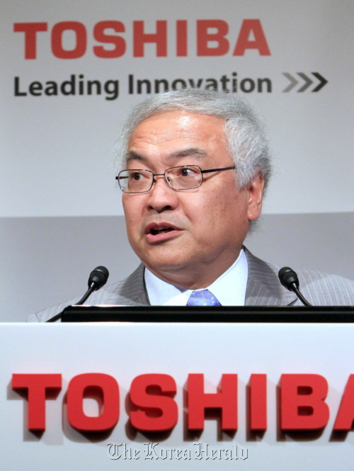 Norio Sasaki, president and CEO of Toshiba Corp. (Bloomberg)