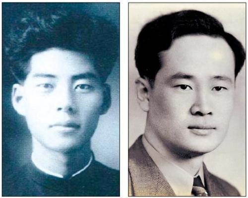 Poets Baek Seok (left) and Sul Chunc-sik in their younger days (Daesan Foundation)