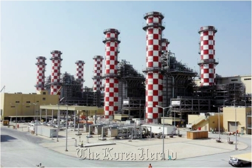 The power and desalination plant in Al-Dur, Bahrain, constructed by Hyundai Heavy Industries. (HHI)