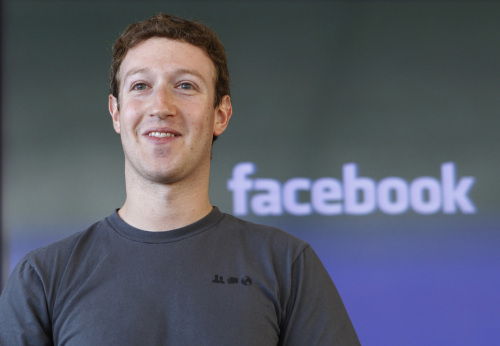 Facebook CEO Mark Zuckerberg in San Francisco (AP-Yonhap News)