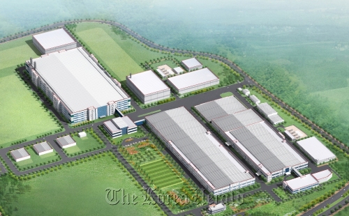 A view of LG Display’s panel production facility in Guangzhou, Guangdong, China. (LG Display)