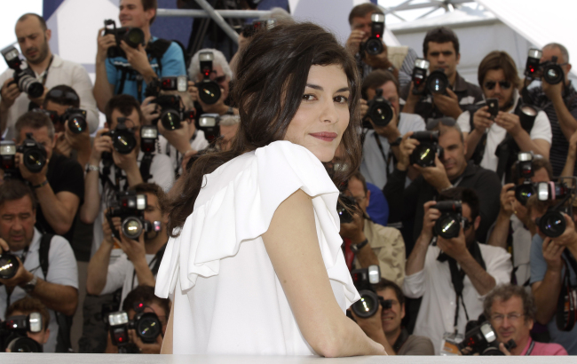 Actress Audrey Tautou poses during a photo call for “Therese Desqueyroux” at the 65th international film festival, in Cannes, Sunday. (AP-Yonhap News)