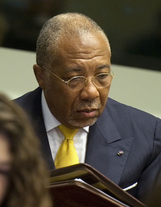 Former Liberian President Charles Taylor (AP-Yonhap News)