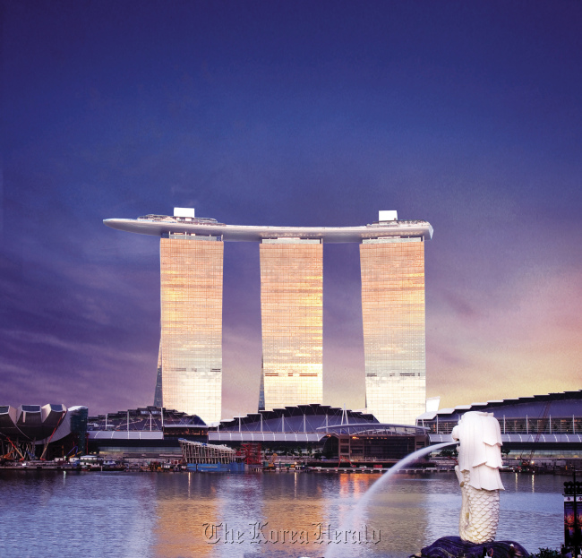 The Marina Bay Sands Hotel