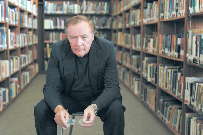 Author James Patterson is shown during a visit to Venice High School in Venice, California, on May 21, where he encouraged students to read and gave away copies of one of his books. (Jay L. Clendenin/Los Angeles Times/MCT)