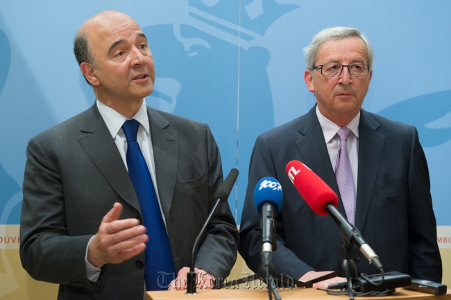 French Finance Minister Pierre Moscovici. (AP-Yonhap News)