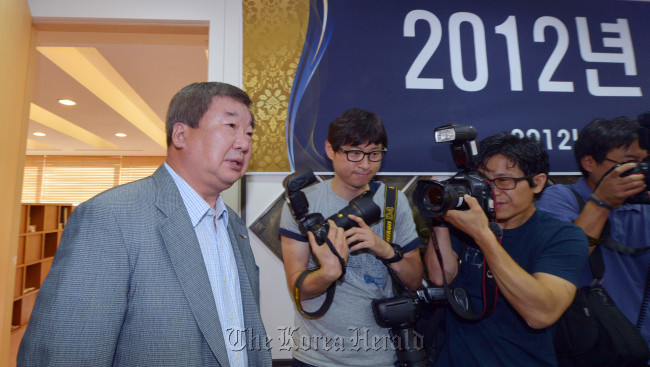 KBO chief Koo Bon-neung (Kim Myung-sub/The Korea Herald)