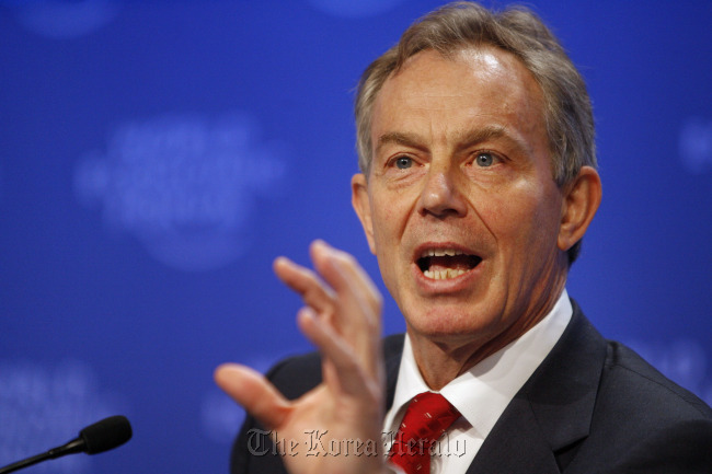 Former British Prime Minister Tony Blair. (Bloomberg)